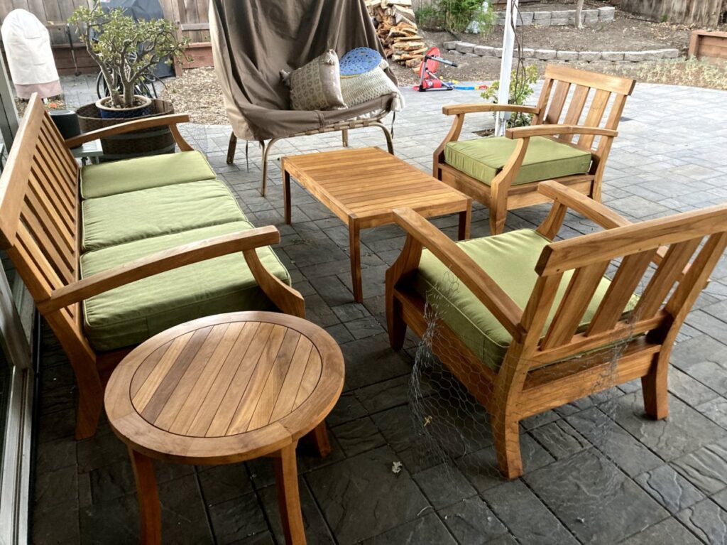 Teak furniture